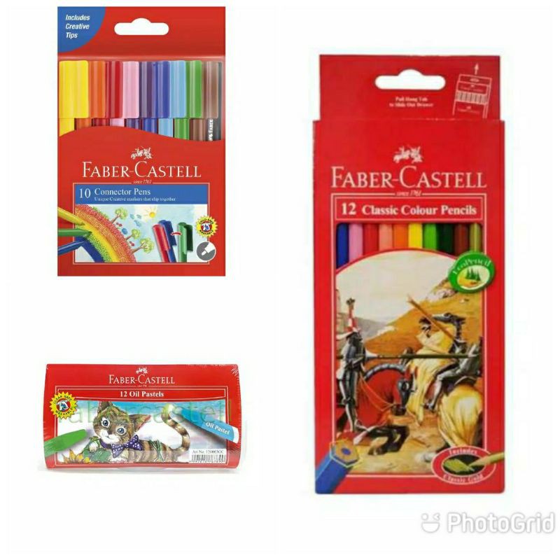 

mg Paket Bundling Conpen 10 + Crayon 12 + Pensil warna 12 L