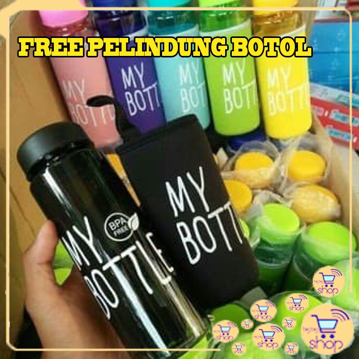 [FREE BUSA] BOTOL MINUM MY BOTTLE / BOTOL INFUSER WATER PLUS SARUNG BUSA BPA FREE