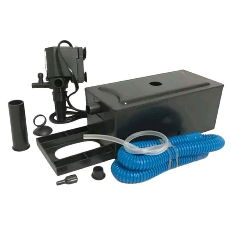 Box Filter Aquarium Atas Set Lengkap Recent AA-650 Mesin Filter Aquascape Aerator Mesin Akuarium