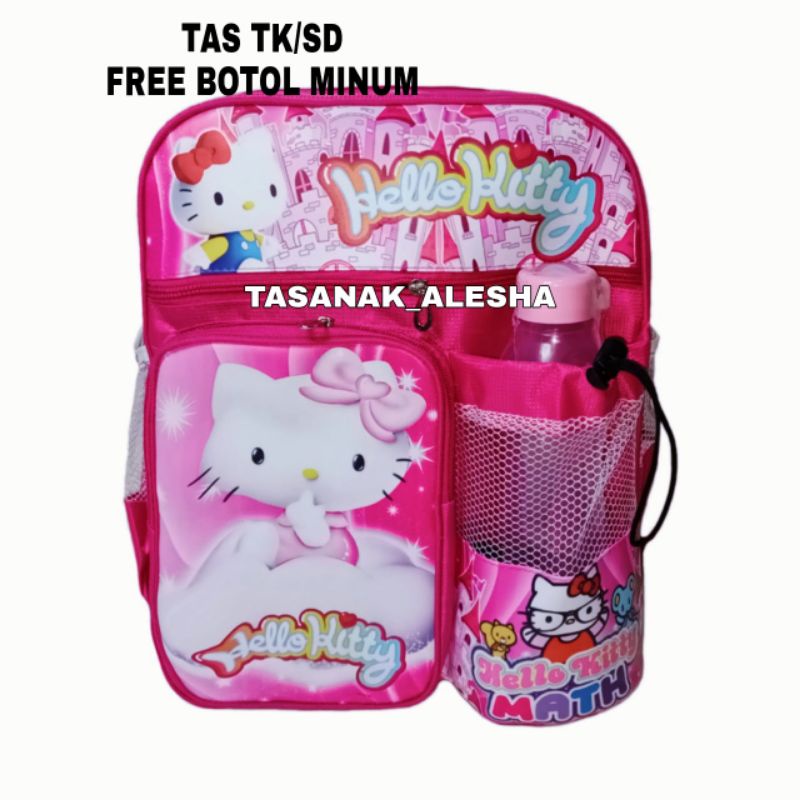 Tas ransel anak sekolah untuk Perempuan free botol minum Karakter  Lol