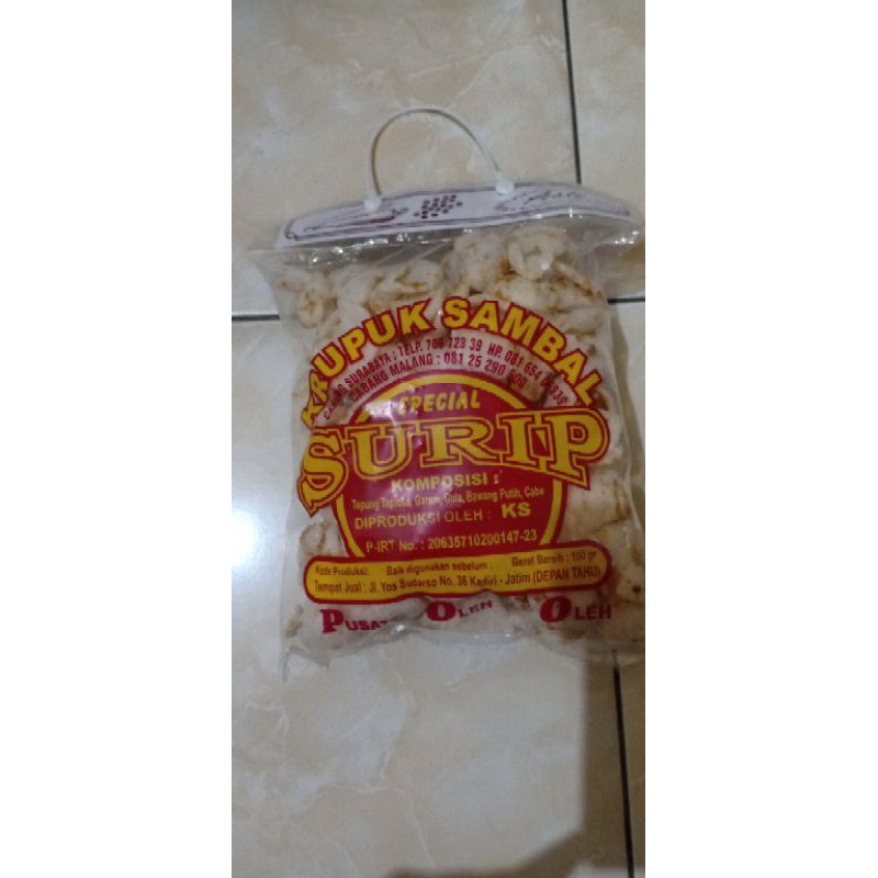 

krupuk sambal surip