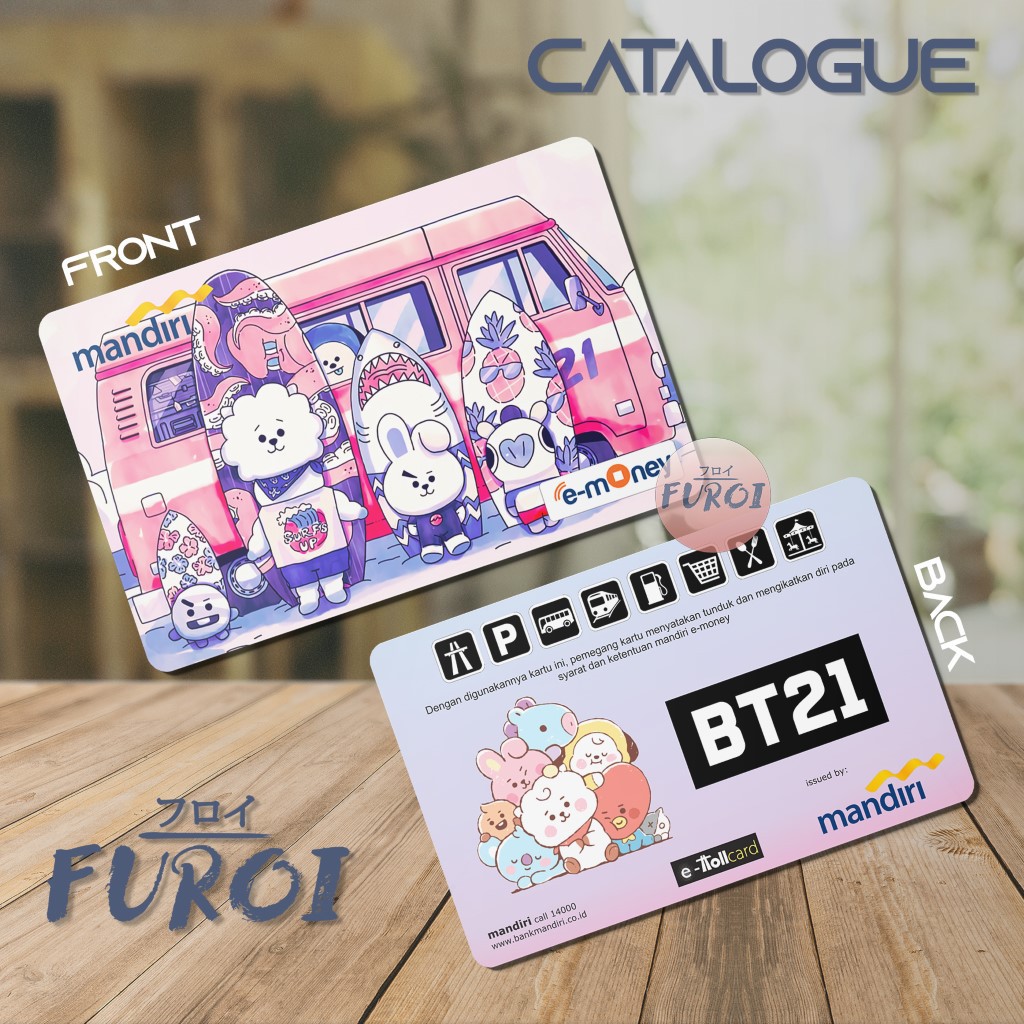 Custom Flazz BCA | Custom Emoney Mandiri | BT21 | Surfing