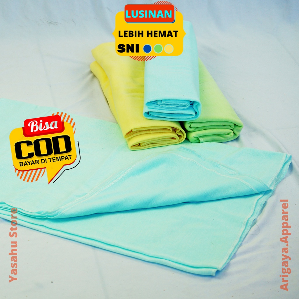 Bedongan Bayi Jumbo Instan Lembut Polos Pernel Isi 3 Pcs