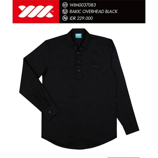 Kemeja Ori Wadezig Black