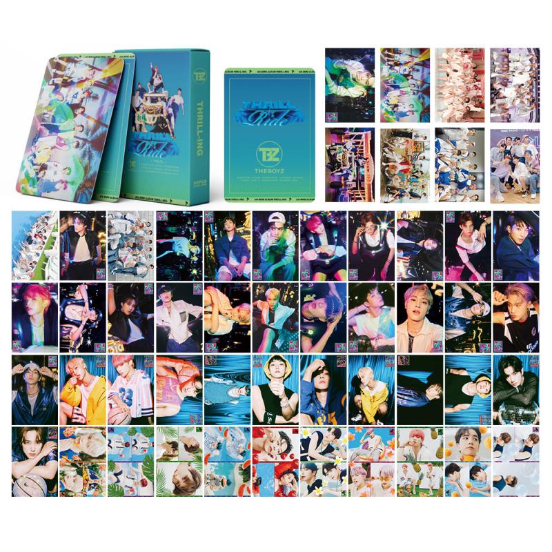 55pcs / Kotak Kartu Foto LOMO Album THE BOYZ Thrill Ride