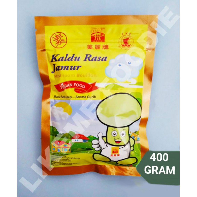 

Kaldu Jamur Mili 400 g (Kualitas Premium & Kemasan Cliper) - bkn totole