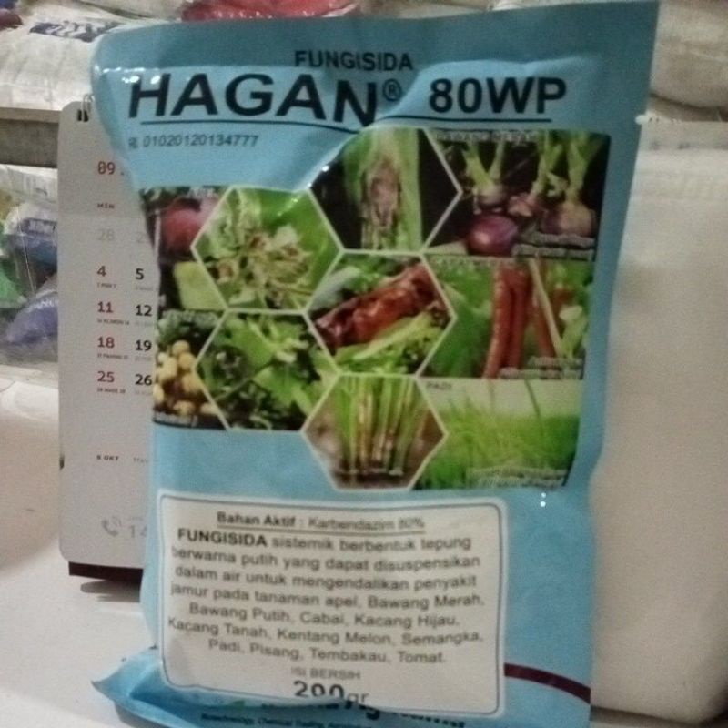 HAGAN 80wp fungsida ba karbendazim 80g/l @200 gr