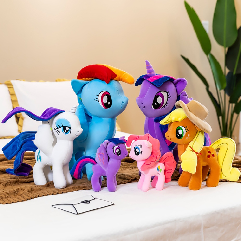 Hw Mainan Boneka Stuffed Plush Kuda Pony Untuk Hadiah Ulang Tahun Anak Perempuan