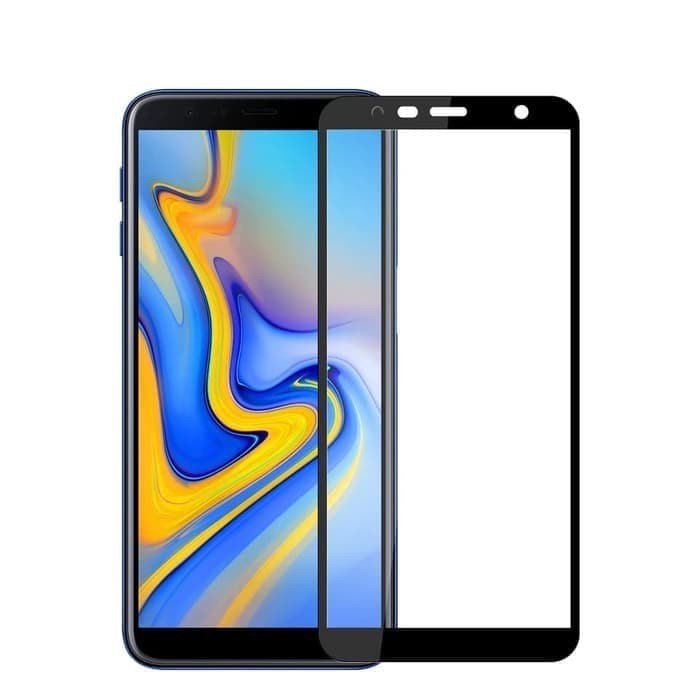 Full Cover Tempered Glass Warna For Samsung Galaxy J6 PLUS / ANTI GORES SAMSUNG GALAXY J6 PLUS