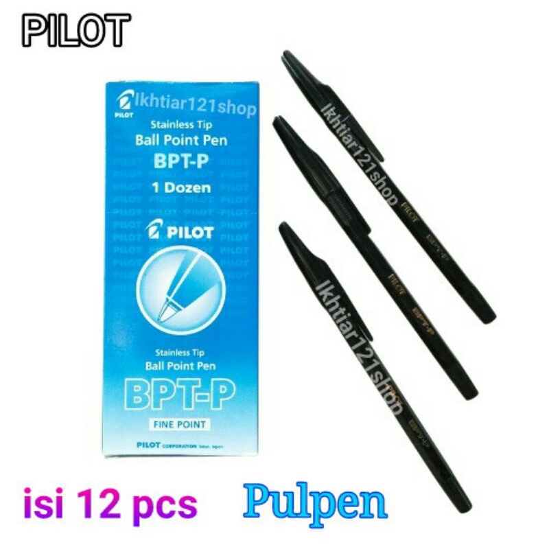 

1 Pack Pulpen Pilot/Bolpoin Pilot BPT-P Legendaris isi 12 pcs