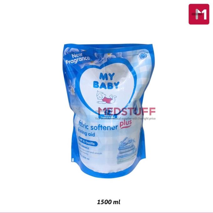 My Baby Fabric Softener Plus Ironing Aid 1500ml Pelembut Pakaian Bayi Lc