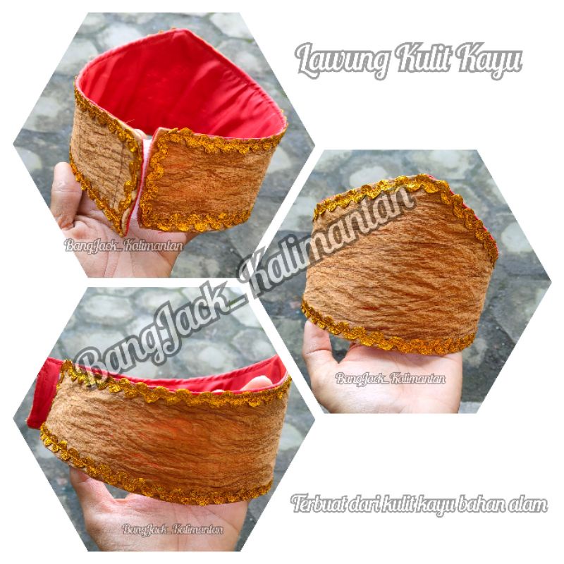 LAWUNG KULIT KAYU TOPI LAWUNG DARI KULIT KAYU