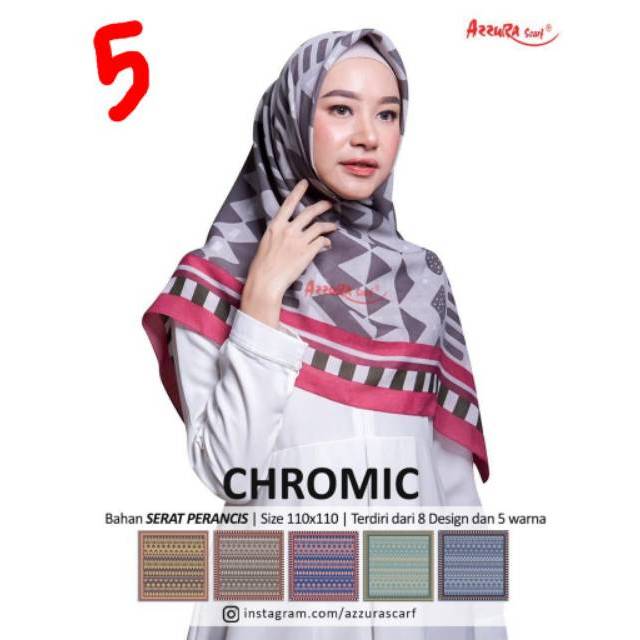 SEGIEMPAT AZZURA CHROMIC/SEGIEMPAT MOTIF/SEGIEMPAT KATUN LEMBUT/SEGIEMPAT GAMBAR