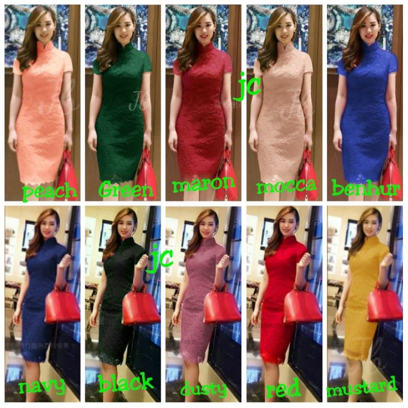 6 warna Niken dress / Dress wanita sincia / Dress wanita korea kekinian