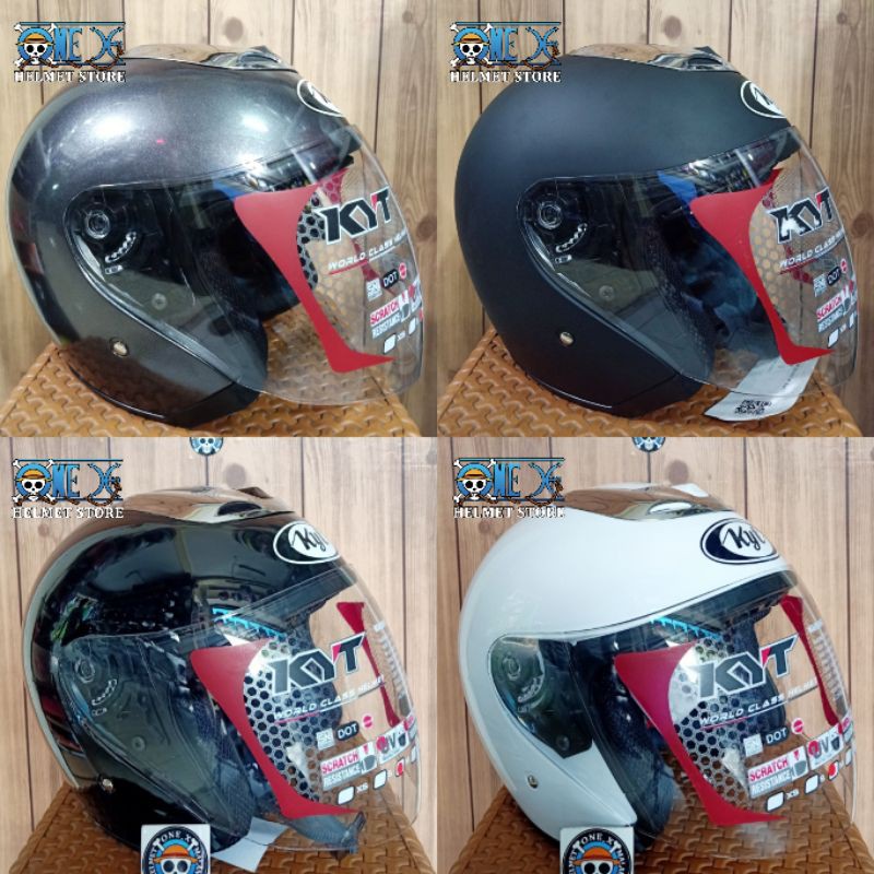 Jual HELM KYT JET SOLID ORIGINAL SNI (2KG) Indonesia