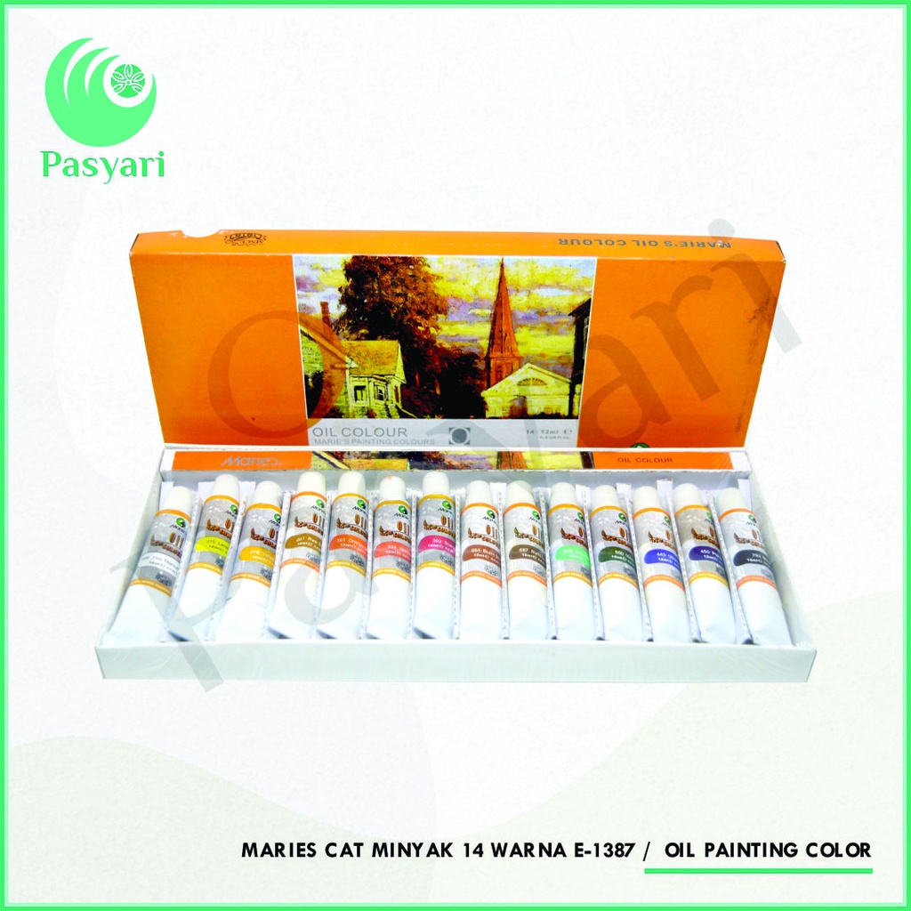 

Maries Cat Minyak 14 Warna E-1387 / Oil Painting Color