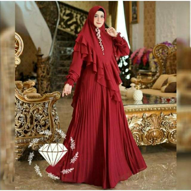 SYARI LUSIANA PRISKET, MOSCREPE, GAMIS, MUSLIM