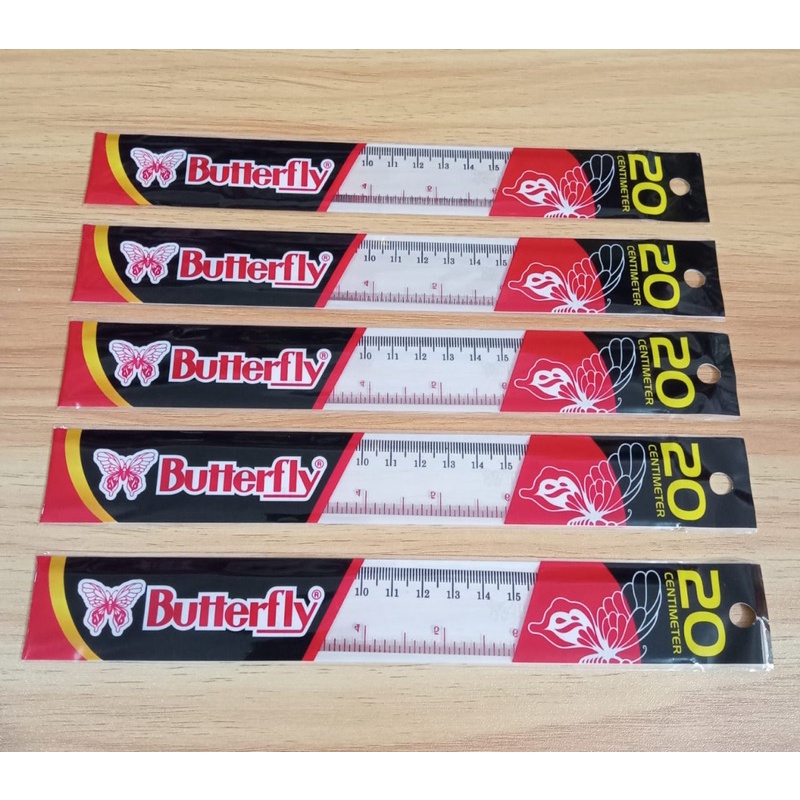 

Penggaris plastik 20cm butterfly