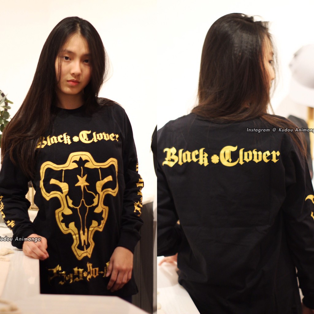 Longsleeve Blackbull Gold Black Clover