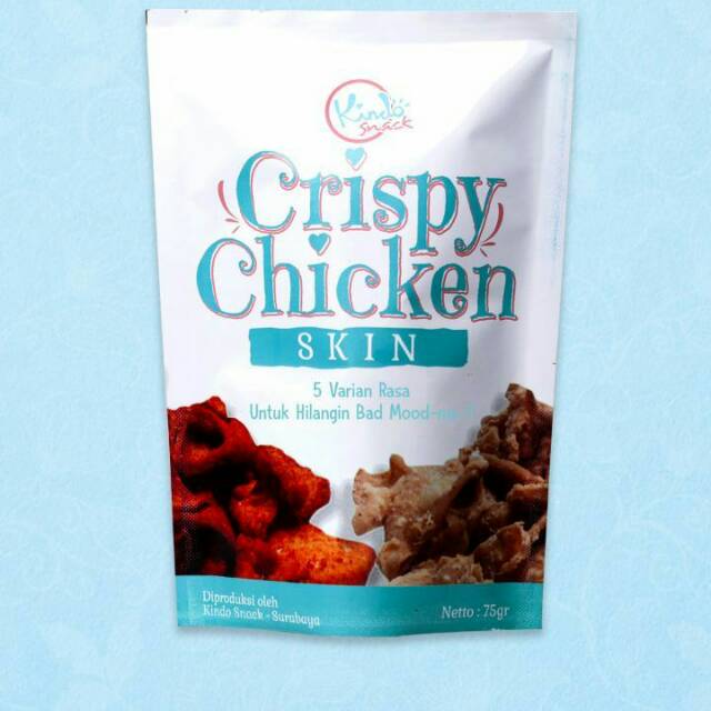 

Crispychicken skin kindo snack