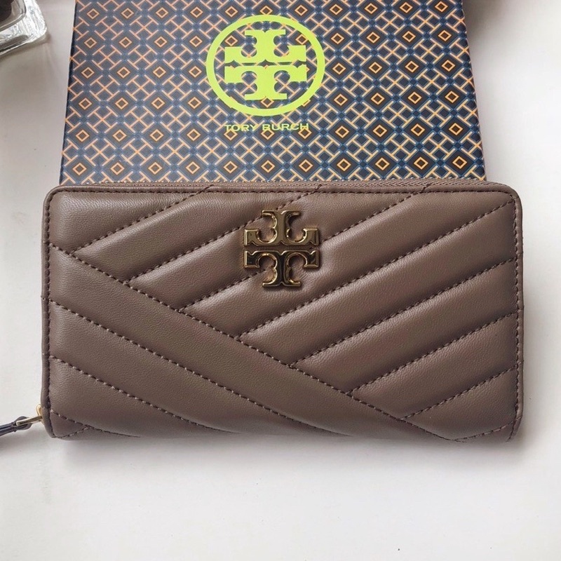 Tory Burch Kira Chevron Long Slim Wallet Original