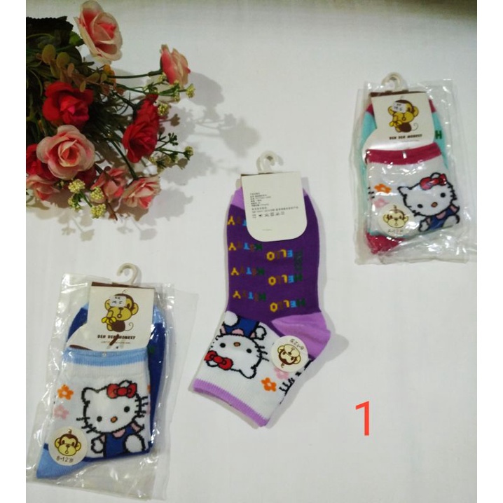 kaos kaki boy girl cowok cewek anak 5 6 7 tahun