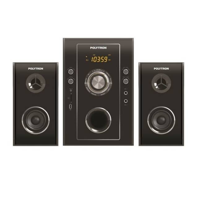 Speaker Aktif Audio Polytron PMA 9503 Bluetooth Usb Mp3 Player PMA9503 Hitam Putih Garansi Resmi