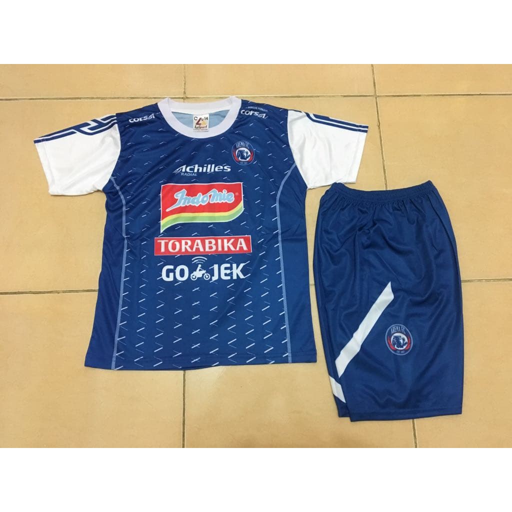 HOT SALE JERSEY AREMA FC HOME ANAK/KIDS GOJEK LIGA 1 2018 GRADE ORI