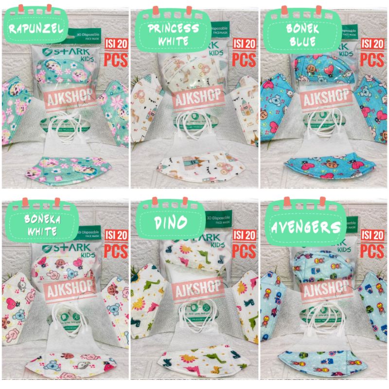 Masker Duckbill S Ark 3 Ply Isi Pcs Sachet Shopee Indonesia