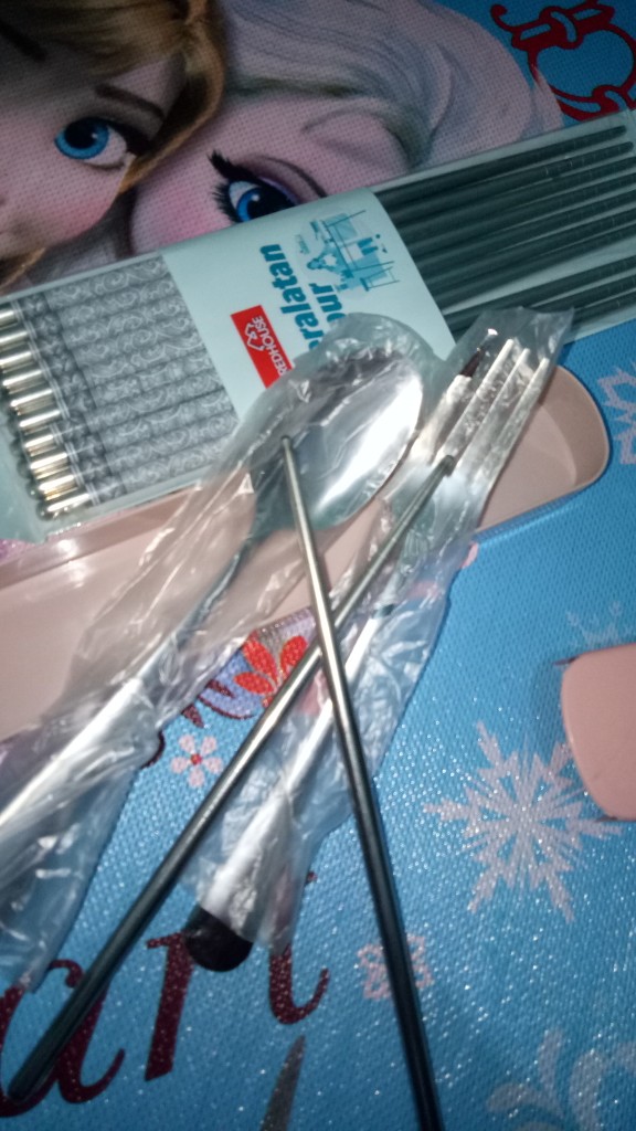 Set Sendok Garpu Sumpit Stainless Stell Tebal Food Grade Box