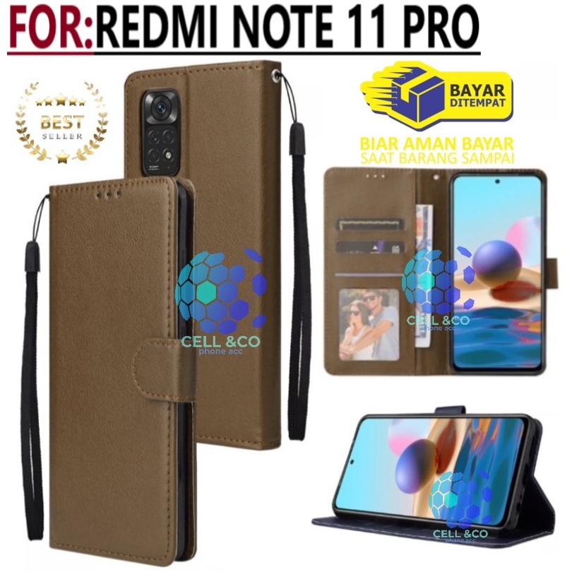 NEW XIAOMI REDMI NOTE 11 PRO FLIP COVER CASE FLIP LEATHER WALLET PREMIUM FLIP CASE BUKA TUTUP KESING HP CASING FLIP CASE WALLET XIAOMI REDMI NOTE 11 PRO TERBARU