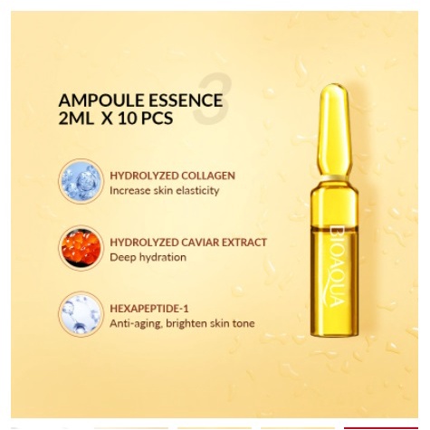[BPOM] BIOAQUA Roe Caviar Polypeptide Moisturizing Essence