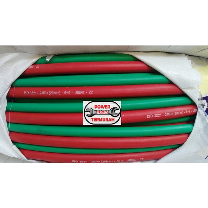 Selang Las Double NCR Thailand LPG Blander Blender Twin Welding Hose