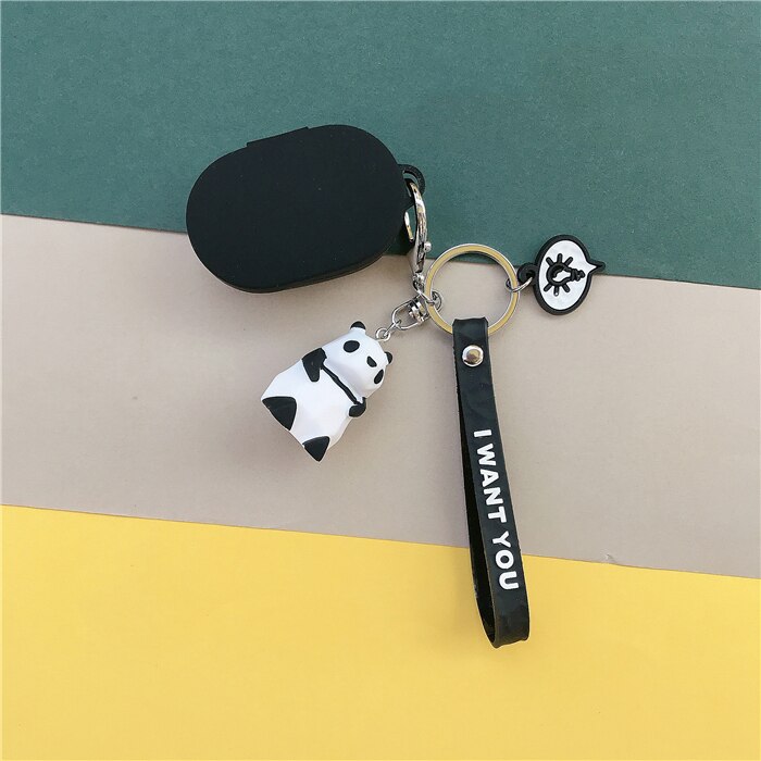 Casing Silikon Motif Panda / Kelinci Lucu Untuk Earphone Wireless Bluetooth Xiaomi Mi Redmi Airdots / 2 / S