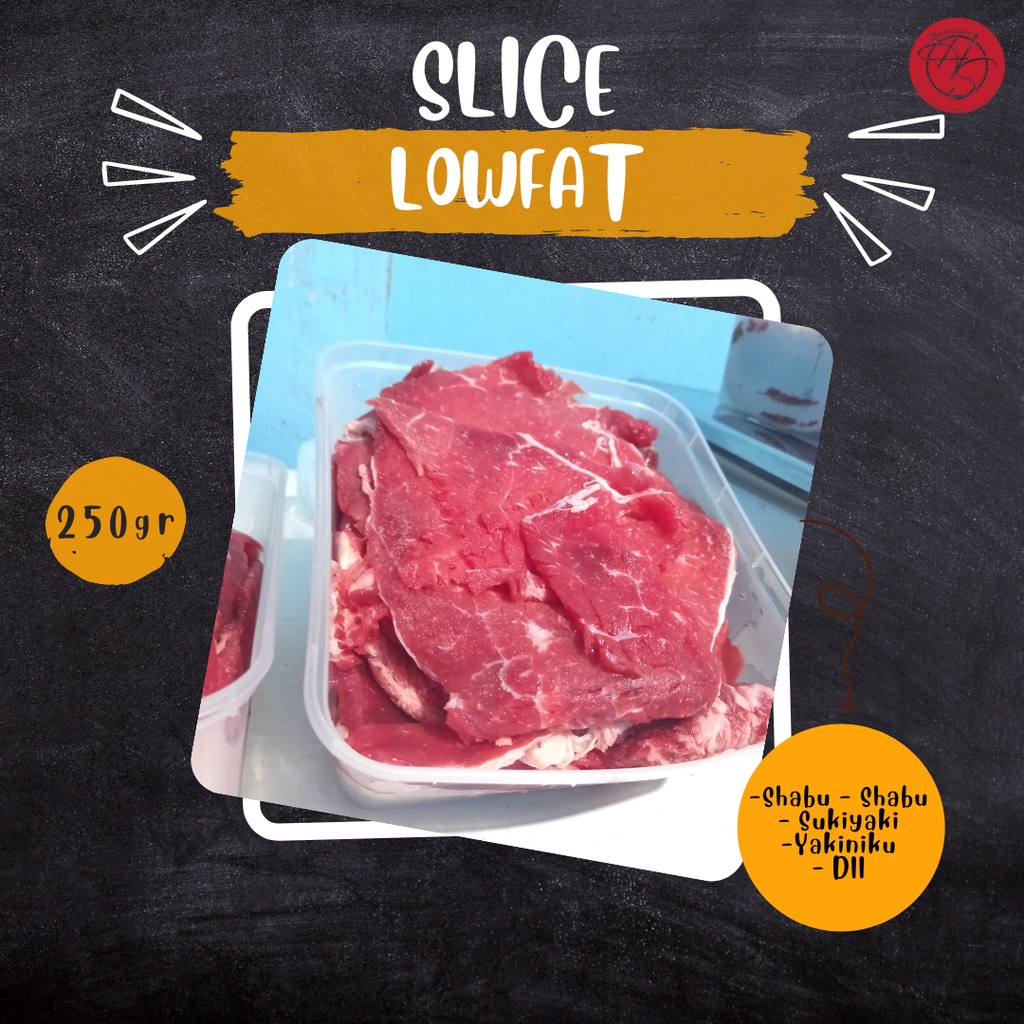 

Daging Slice Lowfat - Slice lowfat 250gr