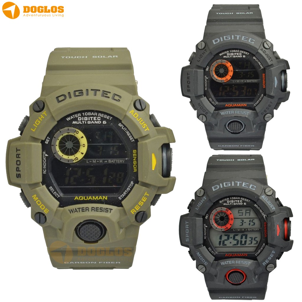 Digitec Digital Jam Tangan Sport DG2064T Original Watch Water resist