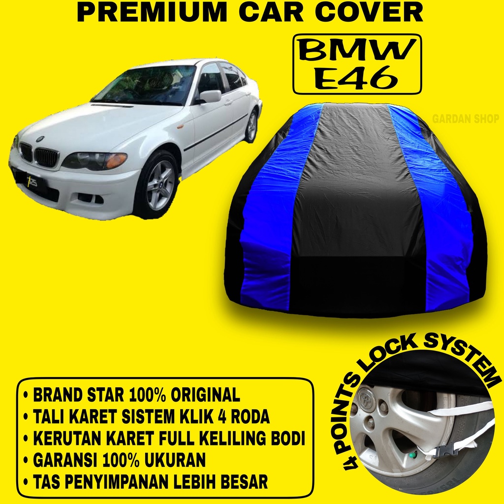 Body Cover BMW E46 Sarung Strip BIRU Penutup Pelindung Bodi Mobil Bmw E46 PREMIUM