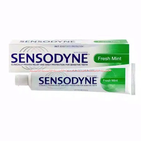 Sensodyne Fresh Mint 100gr Clinically Preven Relef Sensitive Teeth Odol Memperbaiki Gigi Sensitif Un