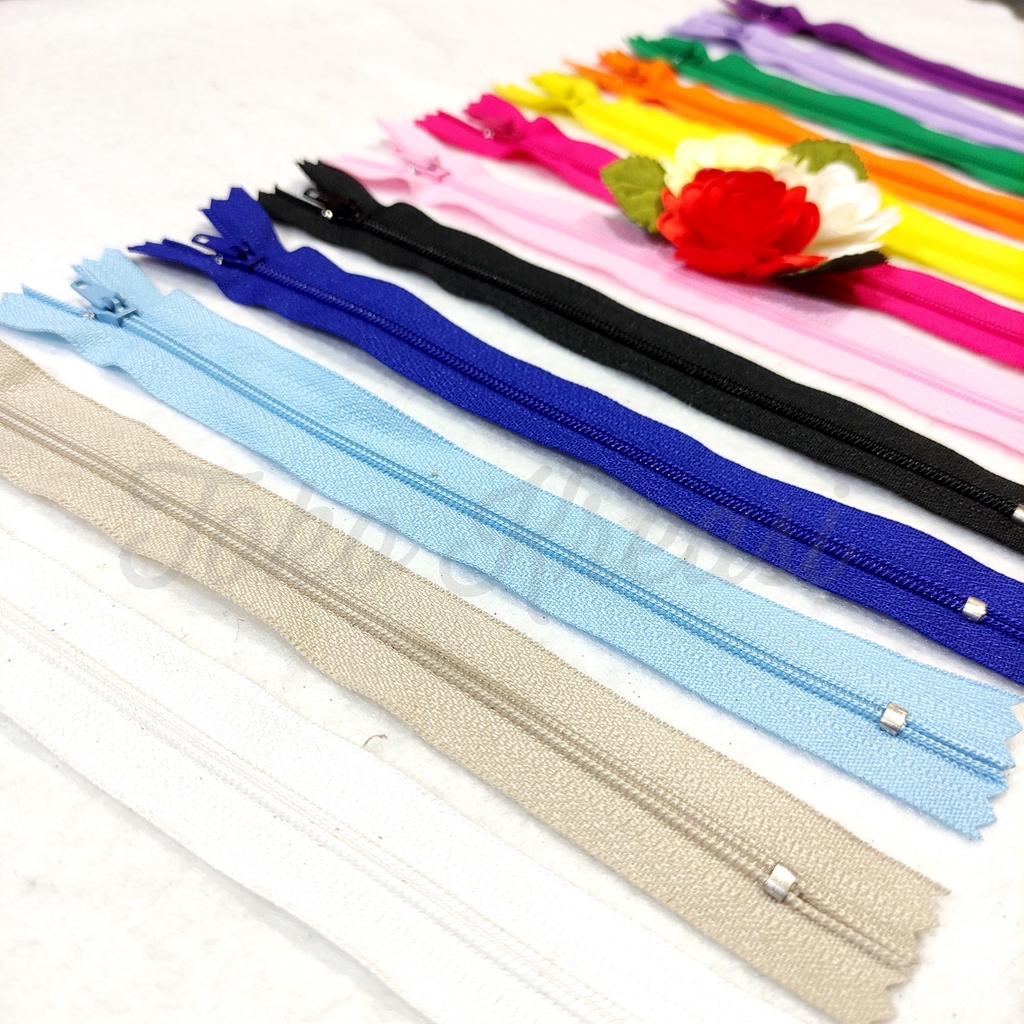 (Per Pcs) Resleting Jepang YKK Uk 7&quot; / 17,5 cm