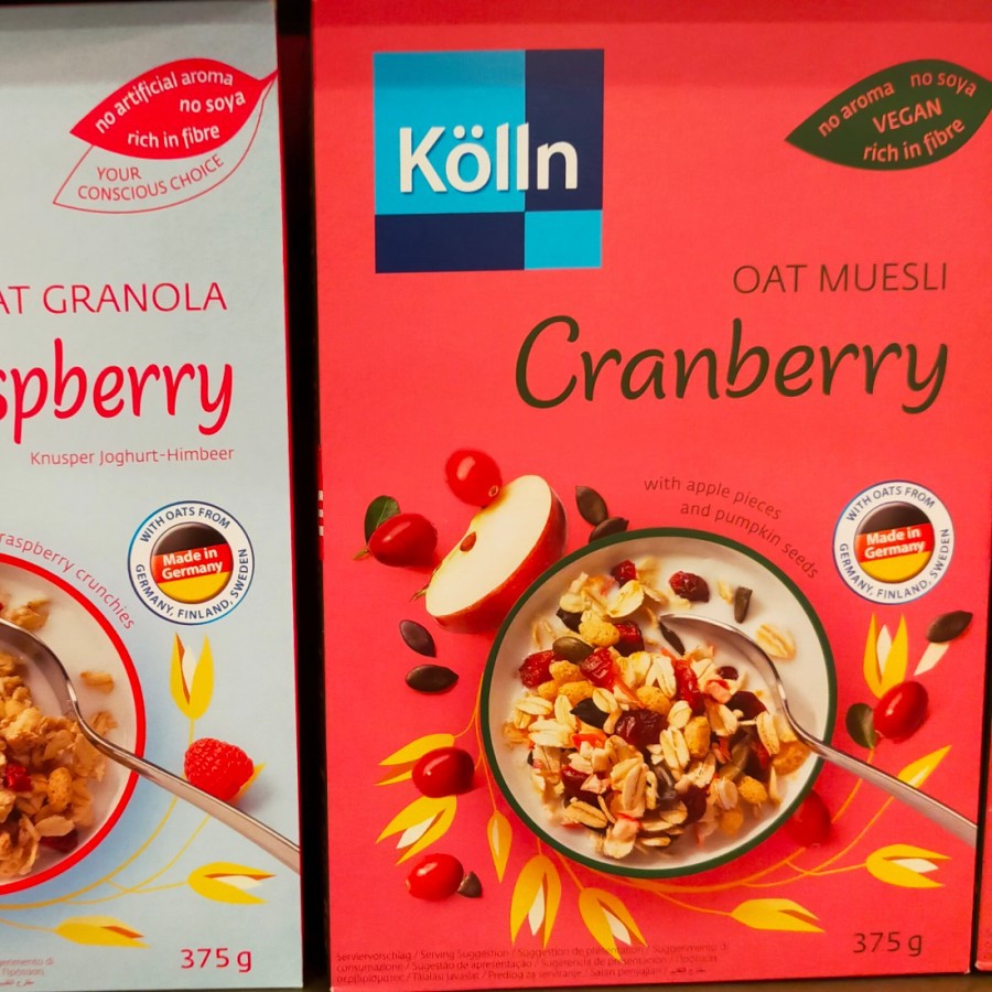 

Kolln Muesli Oat Cranberry 375gr