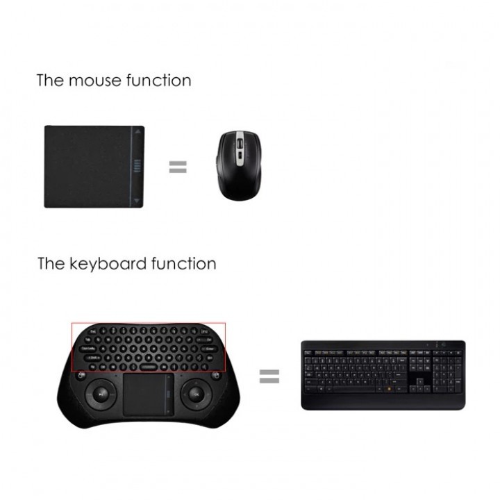 GP800 2.4GHz Wireless Touchpad Keyboard Air Mouse