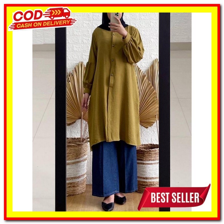 Il - Sulia Tunik Jumbo Daisy | Tunik Jumbo Matt Crepe Premium | Tunik  Tunik Erina Crinkle  -Tunik