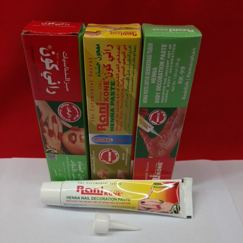 RANI KONE HENNA PASTE  30GR POM ECER