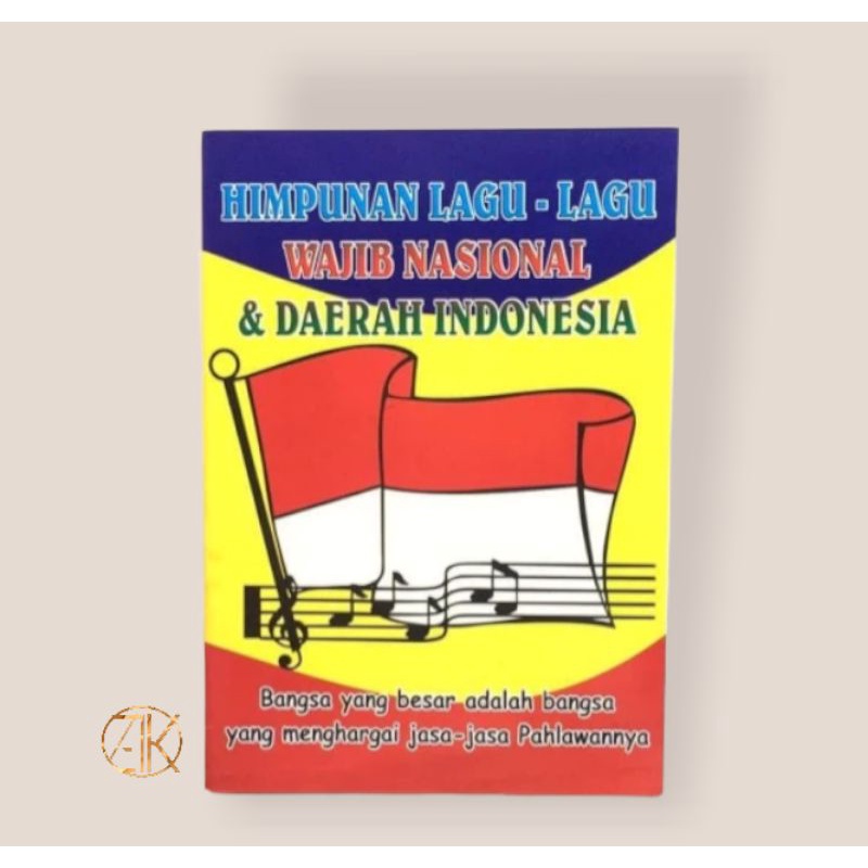 

Buku Himpunan lagu wajib nasional & daerah Indonesia