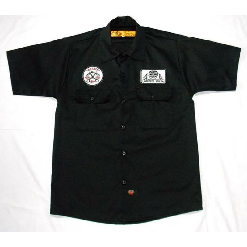 WORKSHIRT BLACK ( BARBERSHOP )
