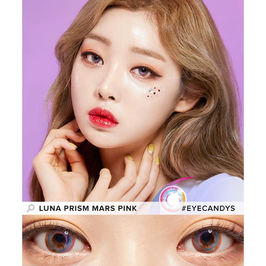 Softlens Sweety Plus ++ Luna Prism Mercury Blue Biru Venus Brown Coklat Gray Grey Mars Pink Bs Minus