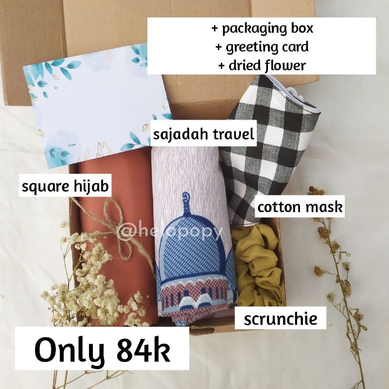 Hampers Hijab Kado Ulang Tahun Wisuda Murah | Bingkisan Parcel Kerudung