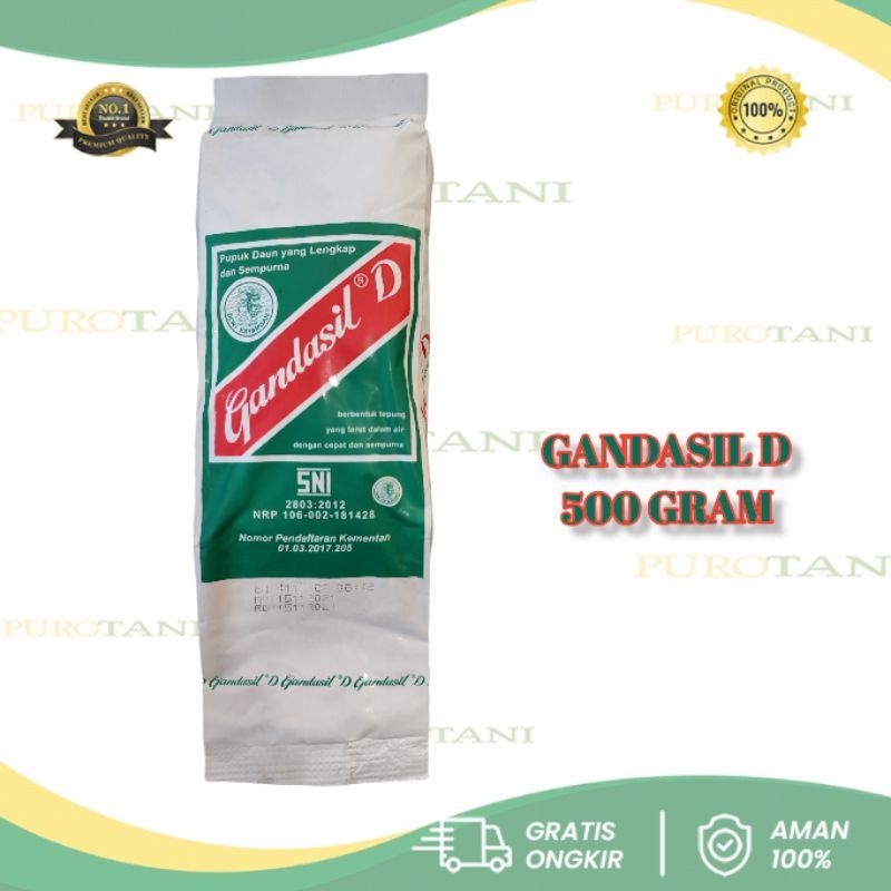 Pupuk Daun Lengkap Gandasil D 500 GRAM