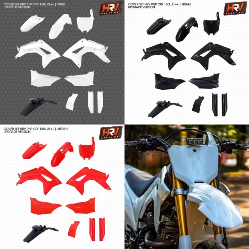 Cover Set Bodyset Trail CRF 150 Coverset CRF 450 R 2021 21++ HRV