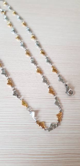 Kalung fashion import motif dolphin kombinasi